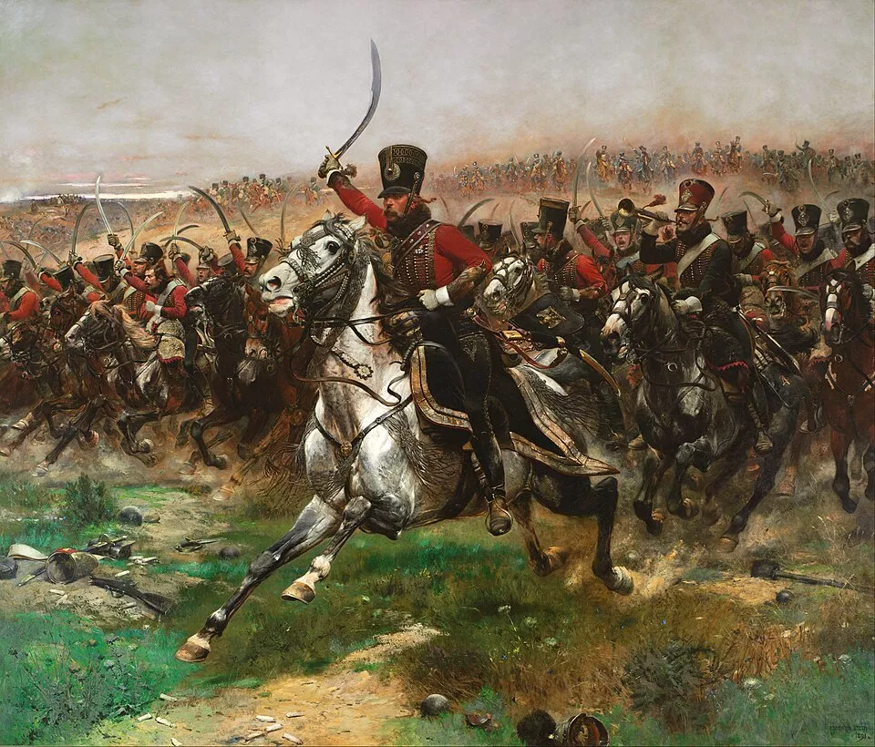 Cavaliers militaires montés à cheval