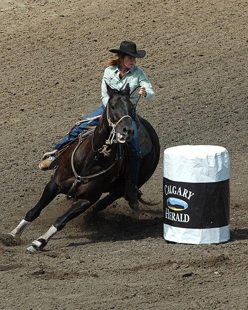 Équitation western - CC BY 2.5 - Photo by Chuck Szmurlo