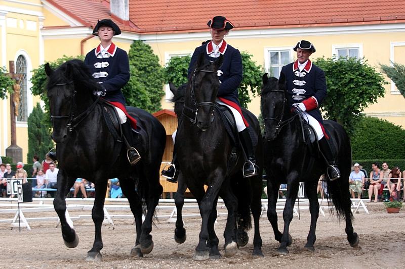 Kladrubers noirs montés - CC BY-SA 3.0 - Rozpravka 