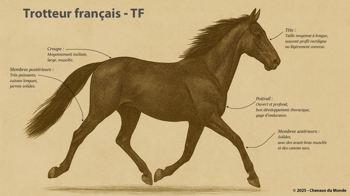 Trotteur français - TF - Illustration Standard de la Race