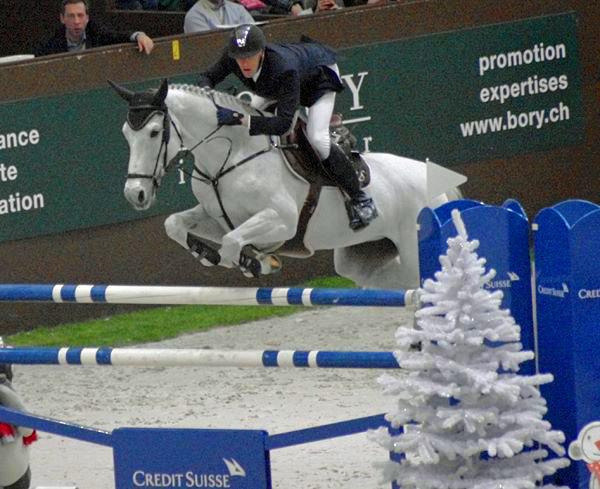 Silvana*HDC, KWPN show jumping mare, ridden by Kevin Staut. - CC BY-SA 3.0 - OndRond